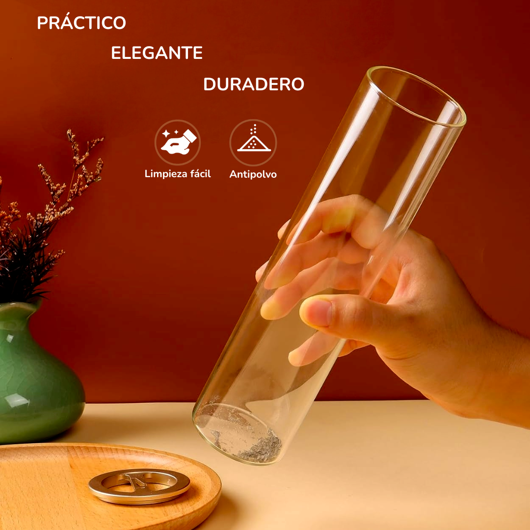 Quemador de incienso de vidrio